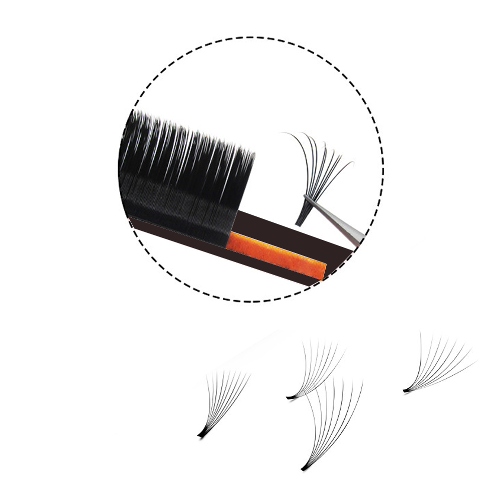 MASSCAKU Dễ Dàng Quạt Tập Mega - đánh giá và giá Eyelash Extension Human Hair