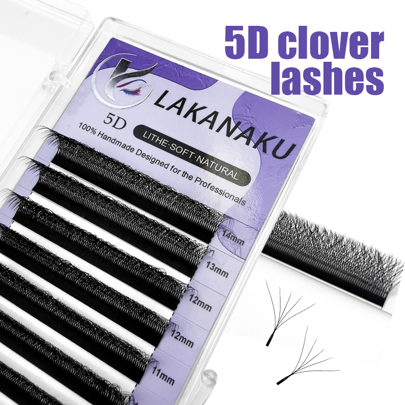 LAKANAKU W Shape Bloom 3D 4D 5 - đánh giá và giá Eyelash Extension Y Shape