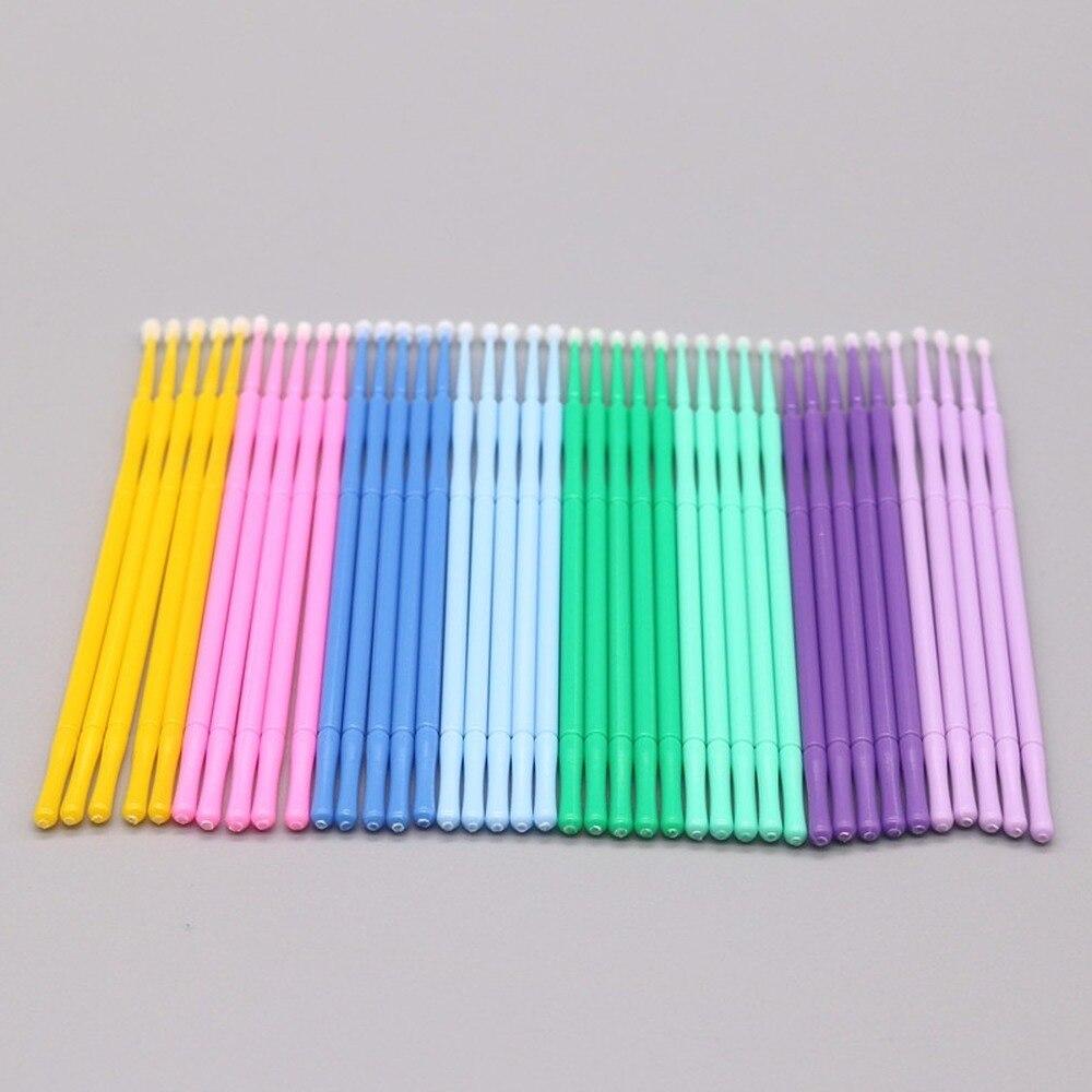 100pcs/lot Micro Brushes Make  - đánh giá và giá Lash Adhesive Glue