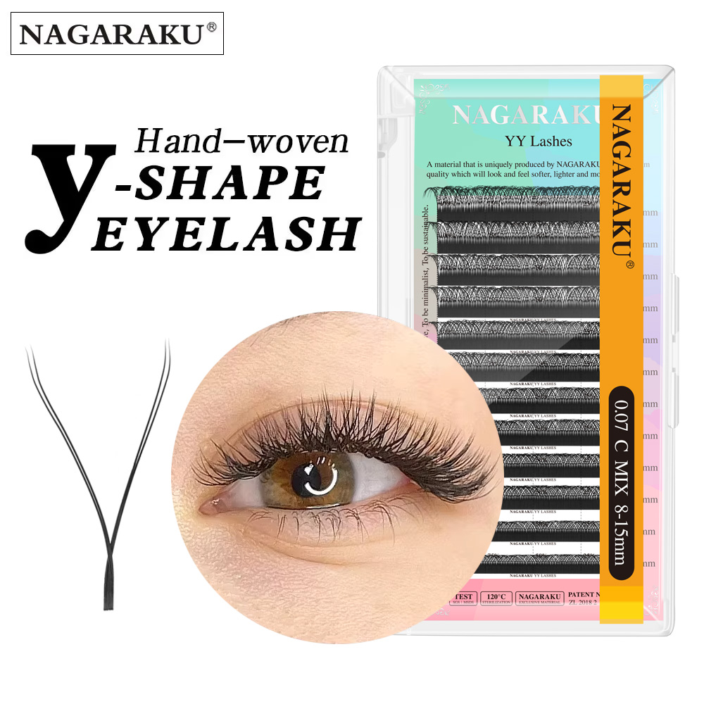 NAGARAKU YY Shape Hand Woven P - đánh giá và giá Eyelash Extension Yelix