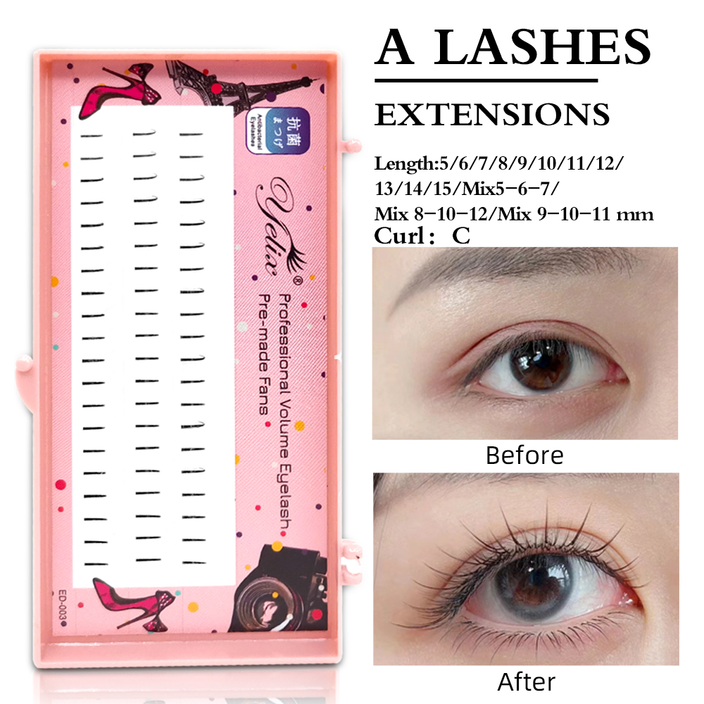 Yelix Natural Soft Individual  - đánh giá và giá Eyelash Extension Yelix