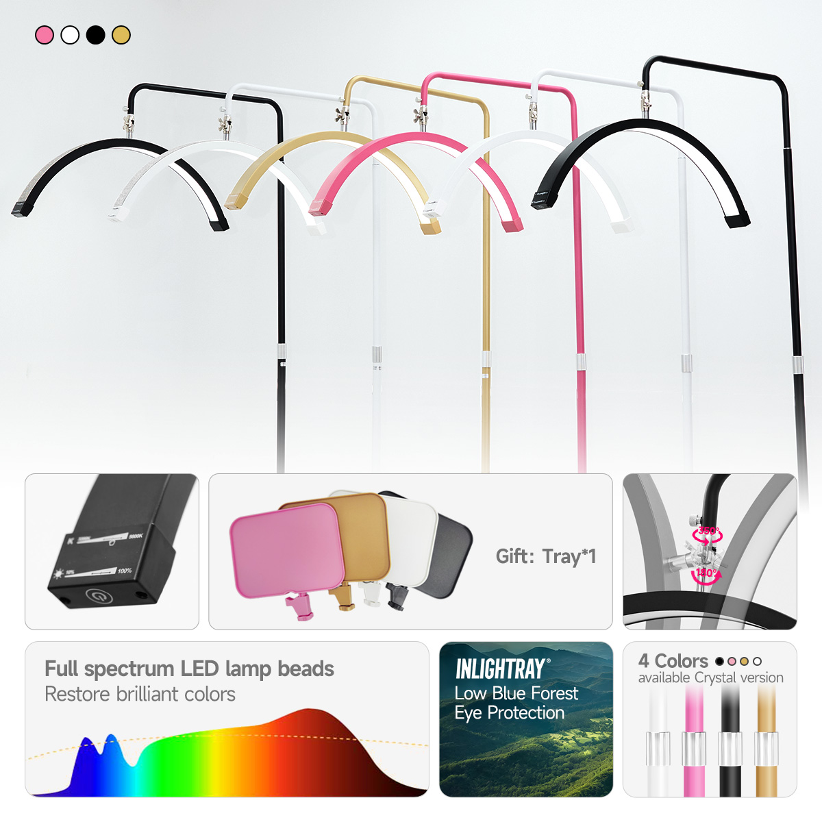 Free LOGO LED Half Moon Lash L - đánh giá và giá Eyelash Extension No 9