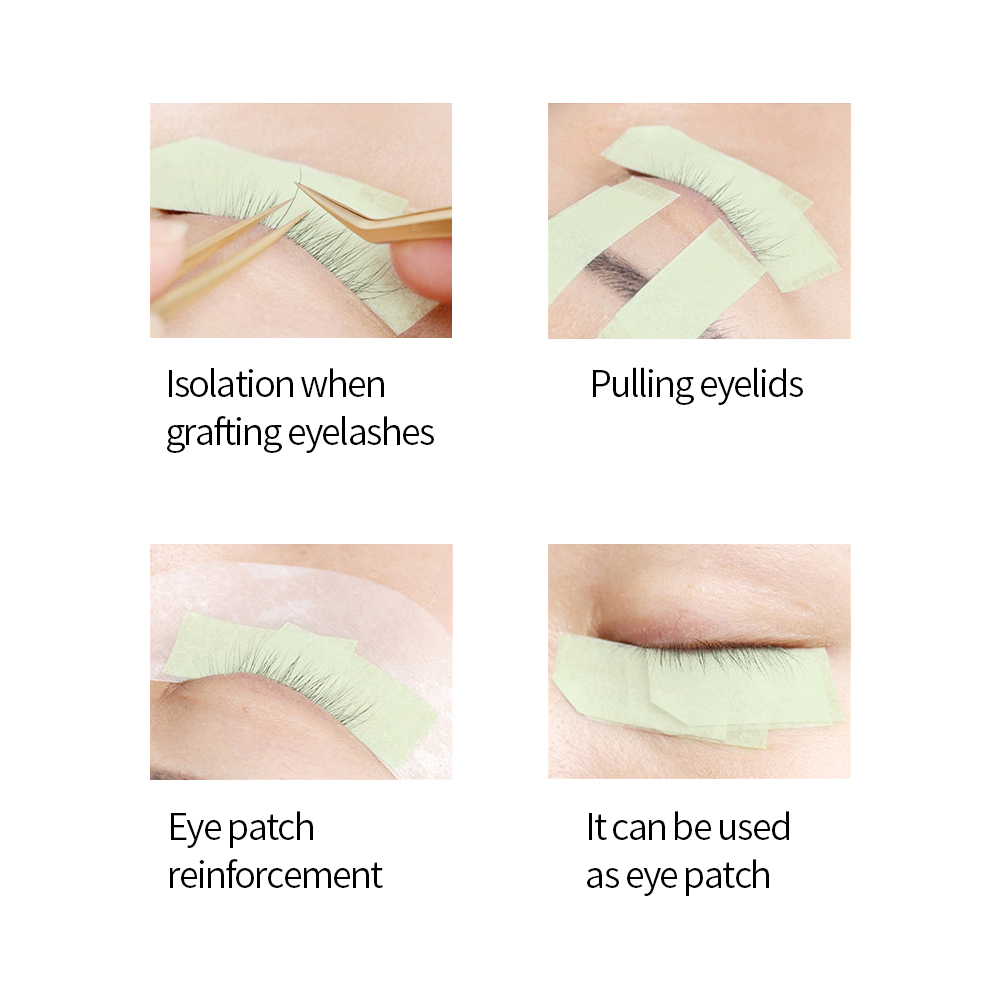 GLAMLASH 5 Trong Suốt Y Tế PE  - đánh giá và giá Lash Mapping Sticker