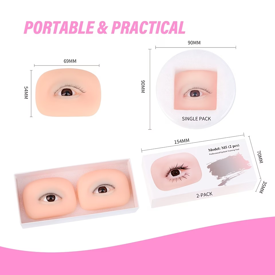 1/3 Layers Lashes Reusable Man - đánh giá và giá Eyelash Extension Doll Eye