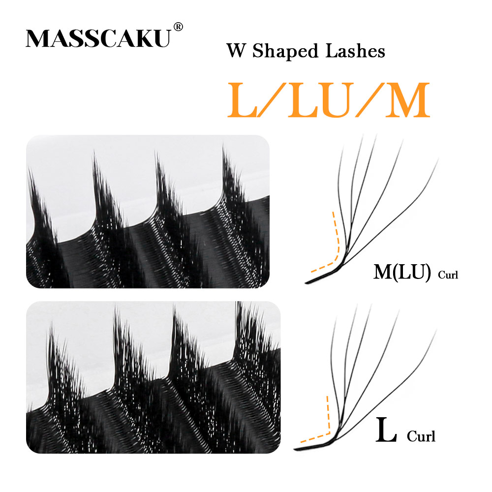 MASSCAKU L LU M Curl YY/W Shap - đánh giá và giá Eyelash Extension Yelix