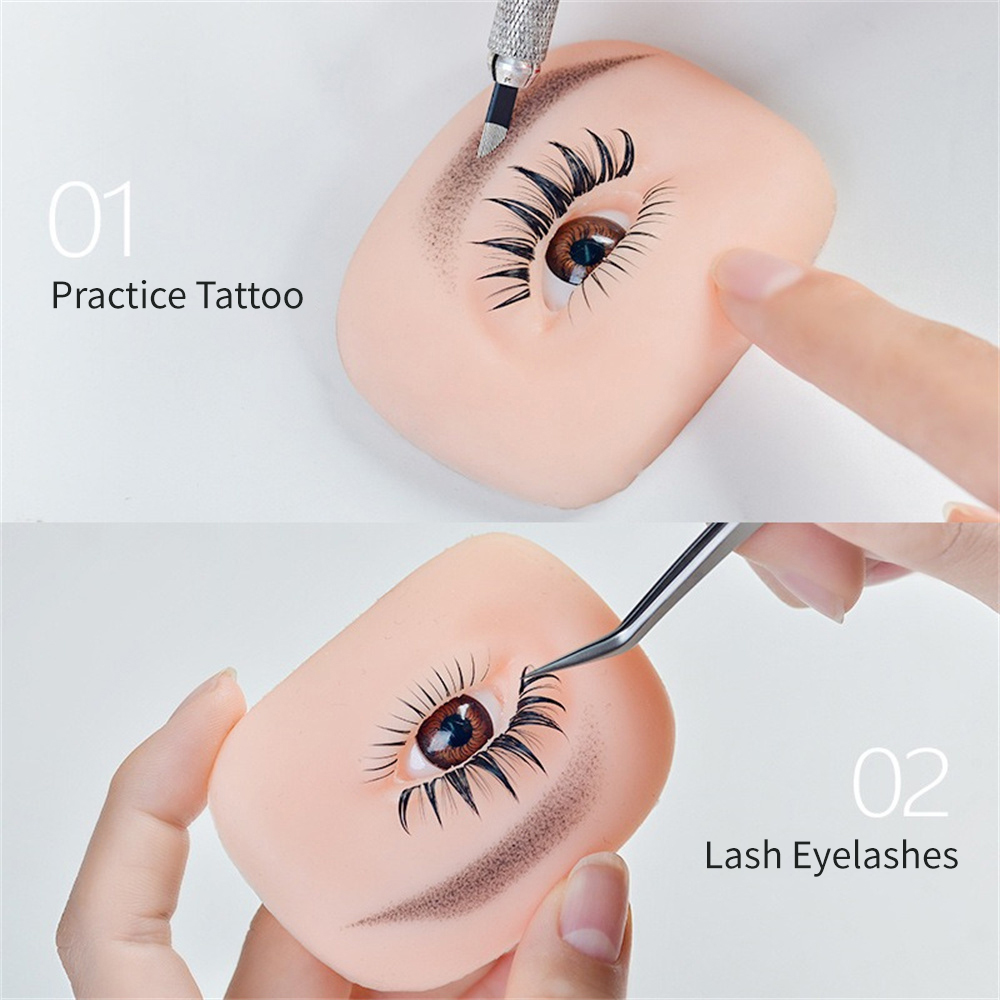 Eyelash Extension Practice Man - đánh giá và giá Eyelash Extension Doll Eye