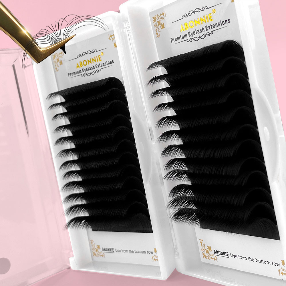 Abonnie 0.03-0.10Mm Dễ Dàng Qu - đánh giá và giá Eyelash Extension Human Hair