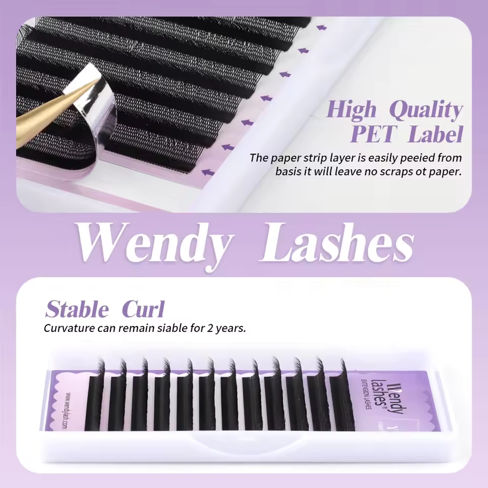 WENDY 2D YY Shape C/D Curl Eya - đánh giá và giá Eyelash Extension Y Shape