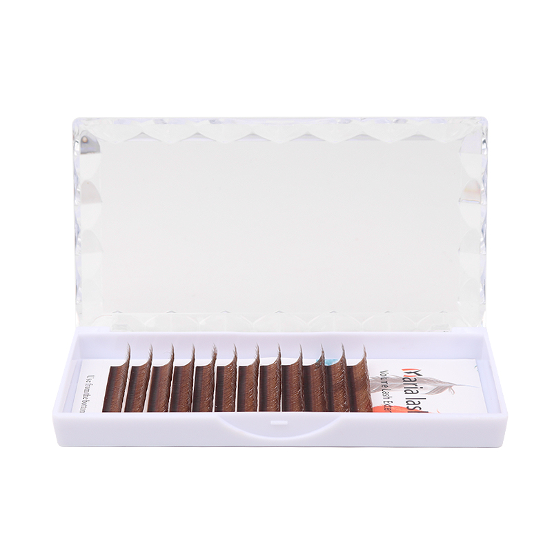 MARIA Brown YY Shaped Eyelash  - đánh giá và giá Eyelash Extension Yelix