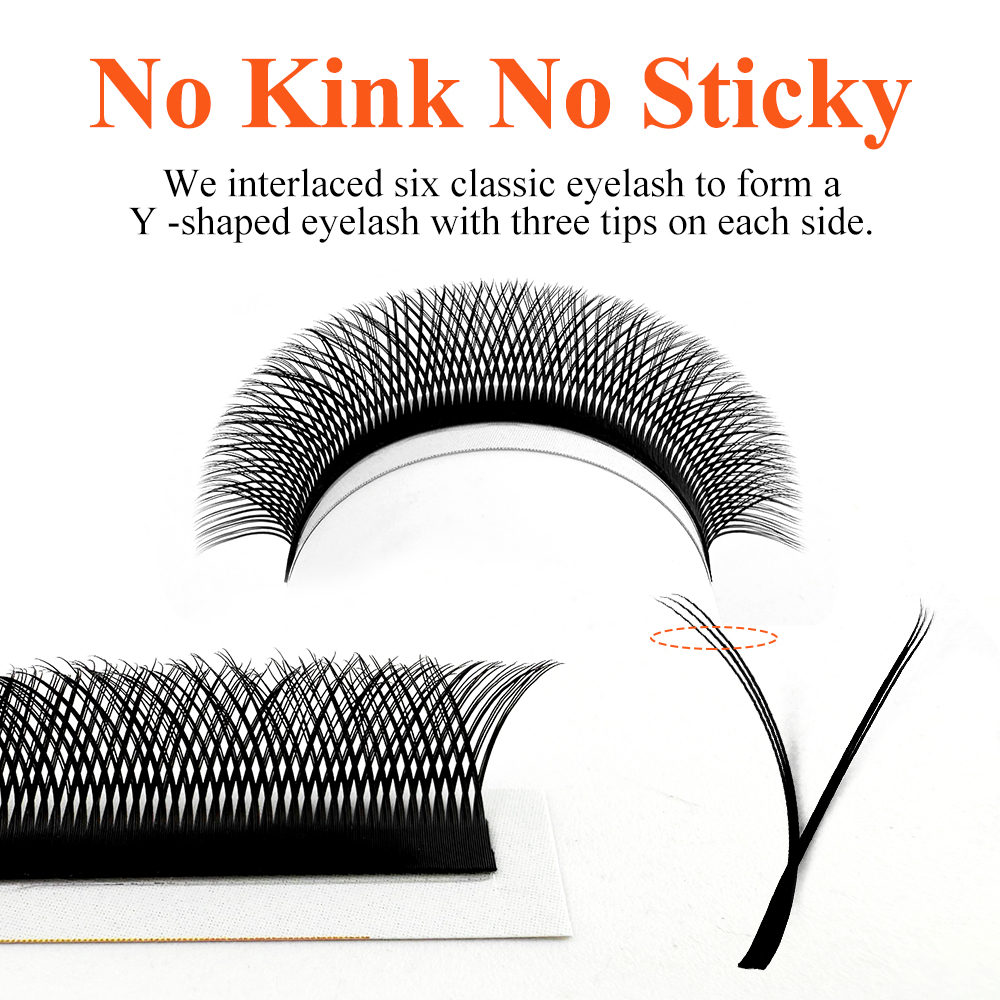 LAKANAKU Y Lashes Extensions C - đánh giá và giá Eyelash Extension Y Shape