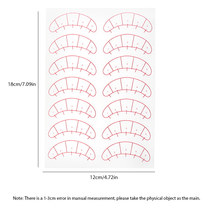 70/140 Pairs Lash Mapping Stic - đánh giá và giá Lash Mapping Sticker