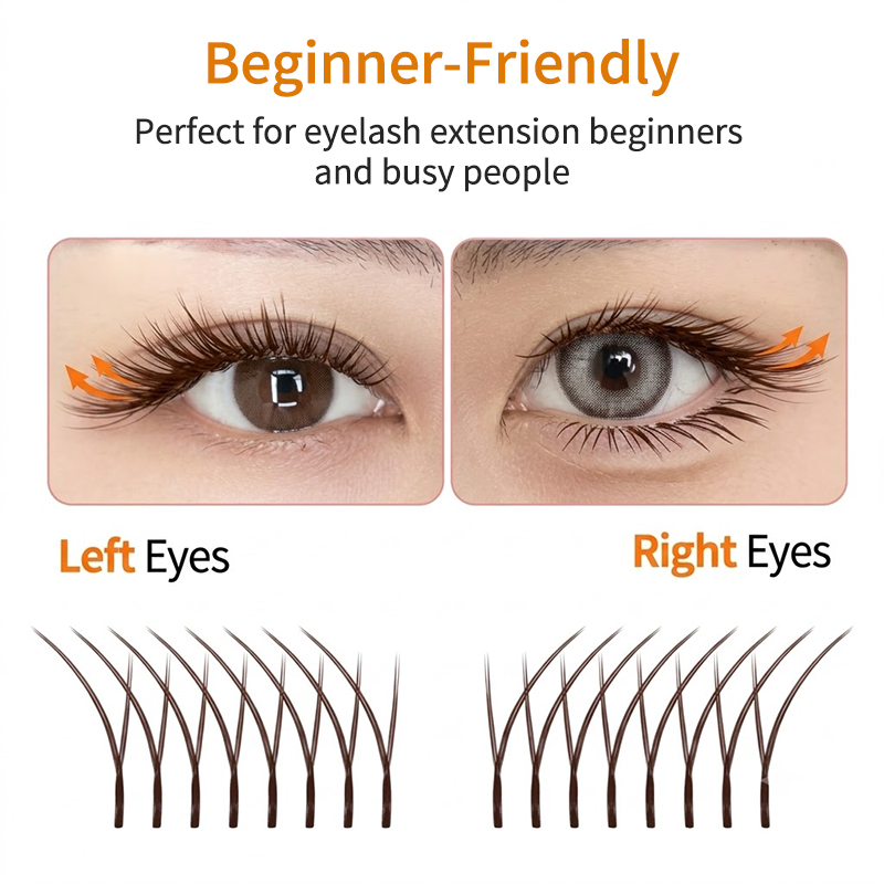 Winky Beauty Brown Fox Yy Lash - đánh giá và giá Eyelash Extension Y Shape