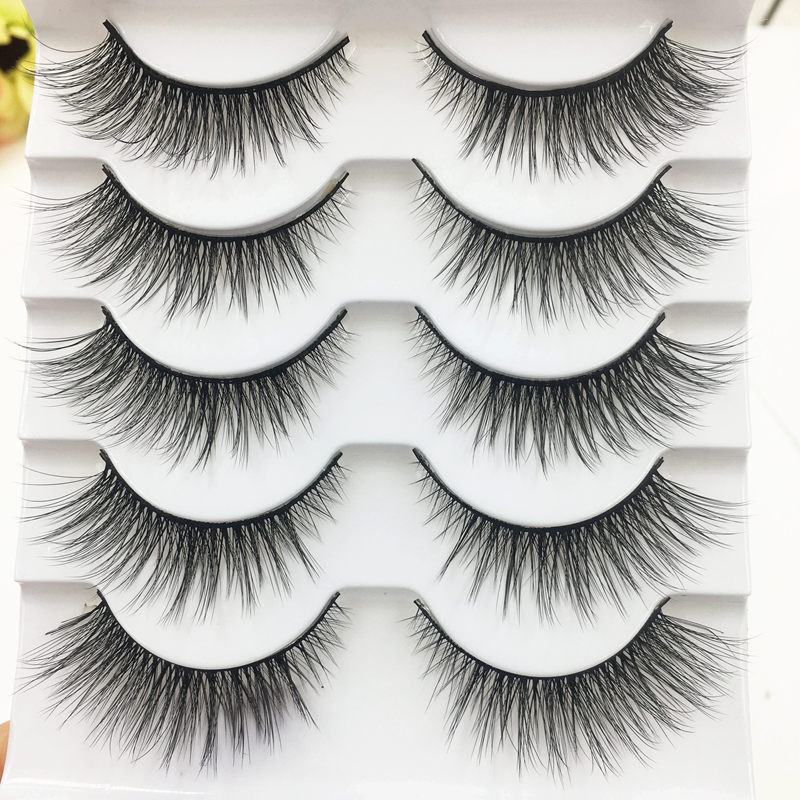 New 5 pairs of soft and thick  - đánh giá và giá Eyelash Extension Doll Eye