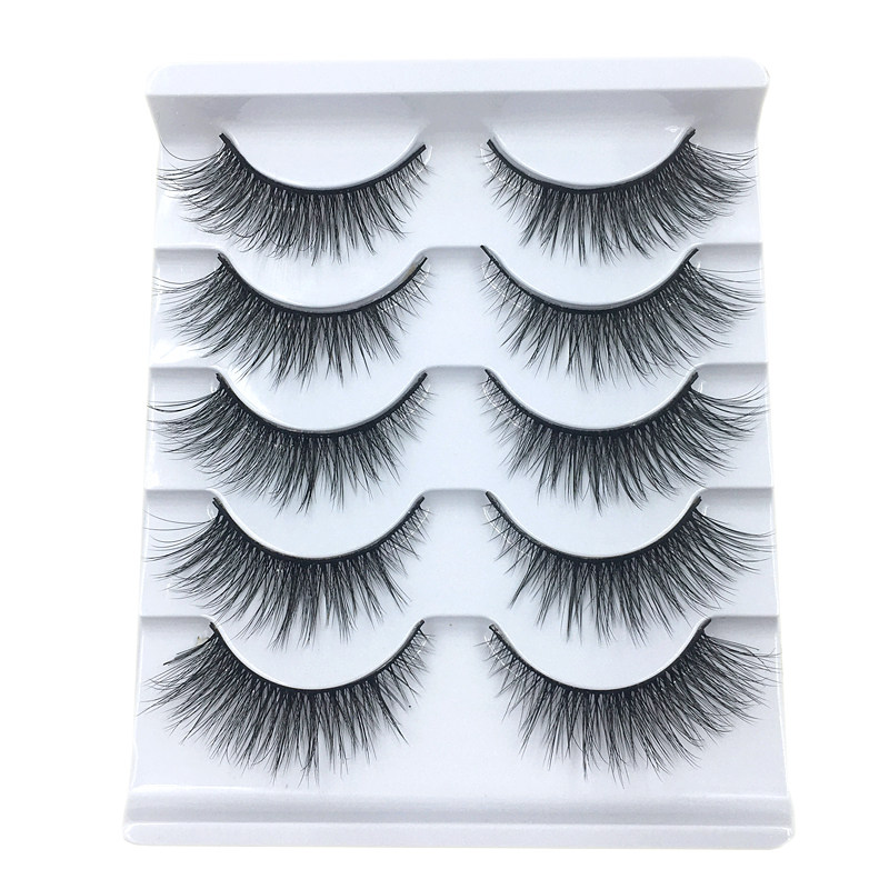New 5 pairs of soft and thick  - đánh giá và giá Eyelash Extension Doll Eye