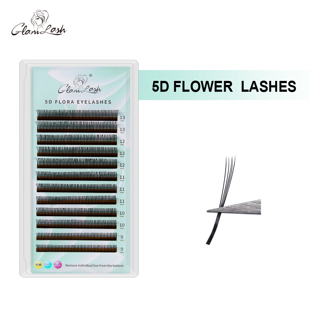 GLAMLASH 5D Flower Lashes Volu - đánh giá và giá Eyelash Extension Anime Style