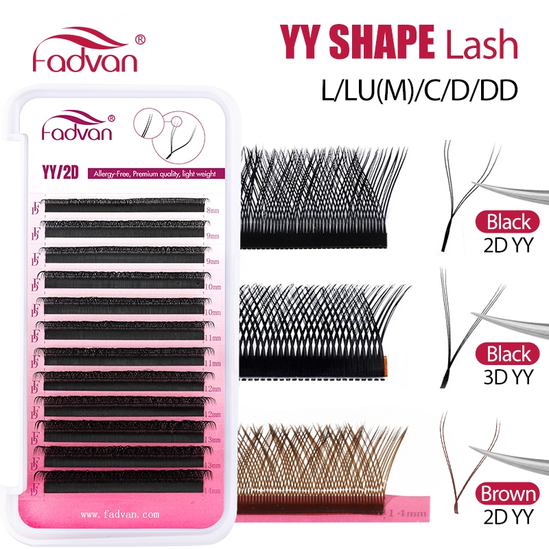 FADVAN YY/SYY Shape L/LU(M)/C/ - đánh giá và giá Eyelash Extension Yelix