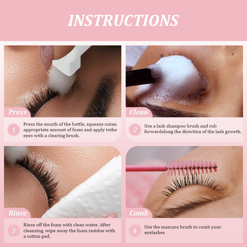 60Ml Cây Nối Mi Dầu Gội Mousse - đánh giá và giá Eyelash Extension No 9