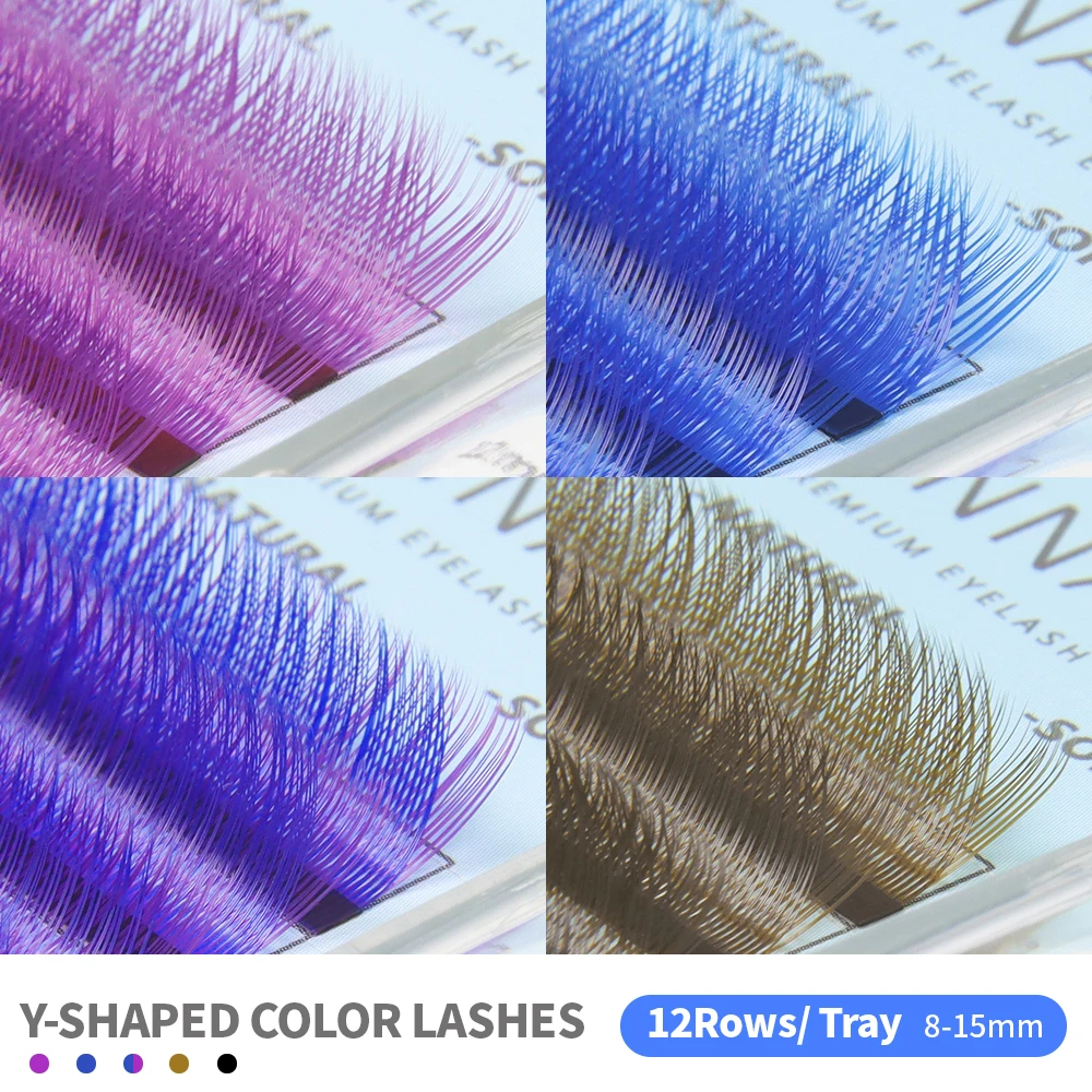 ANNAFRIS C/D Cong YY Hàng Mi M - đánh giá và giá Eyelash Extension Y Shape