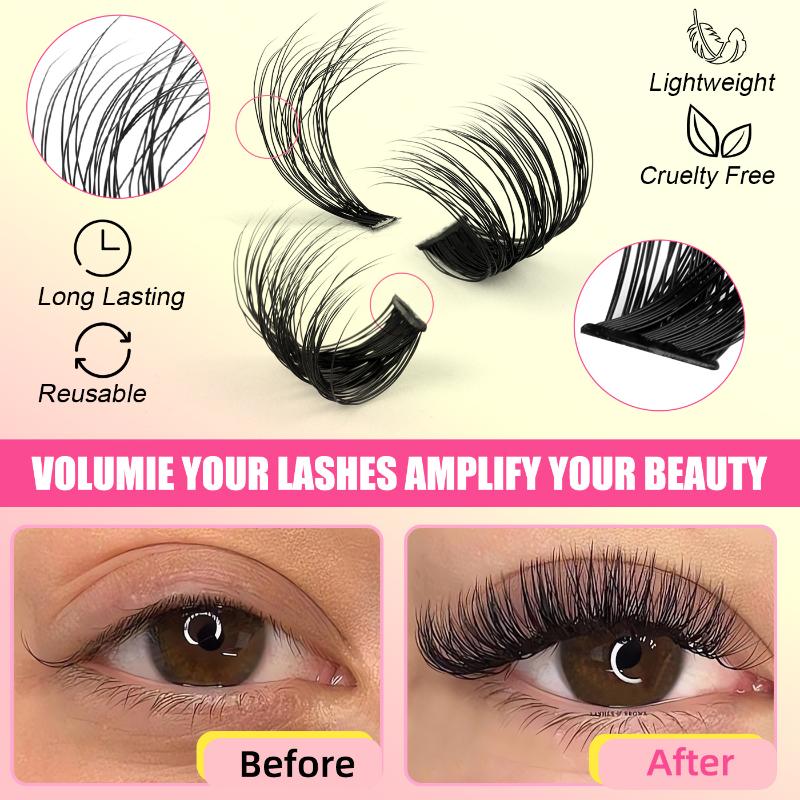 Cluster Lashes Kit Individual  - đánh giá và giá Faux Mink Lash