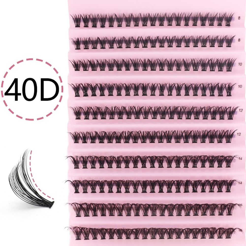 40D 8/10/12/14/16mm Individual - đánh giá và giá Eyelash Extension Human Hair