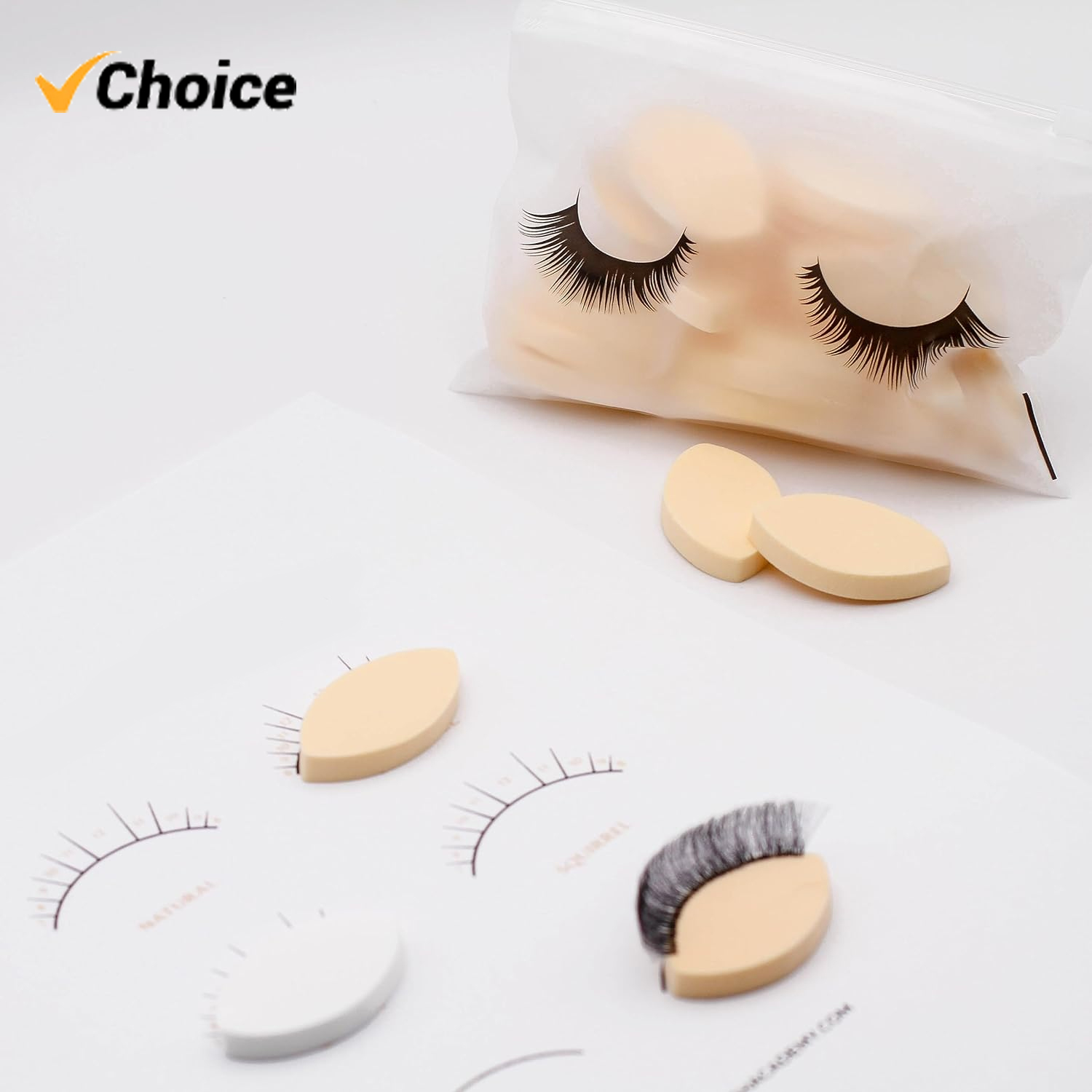 Beginner Lash Map Chart Wispy  - đánh giá và giá Lash Mapping Sticker