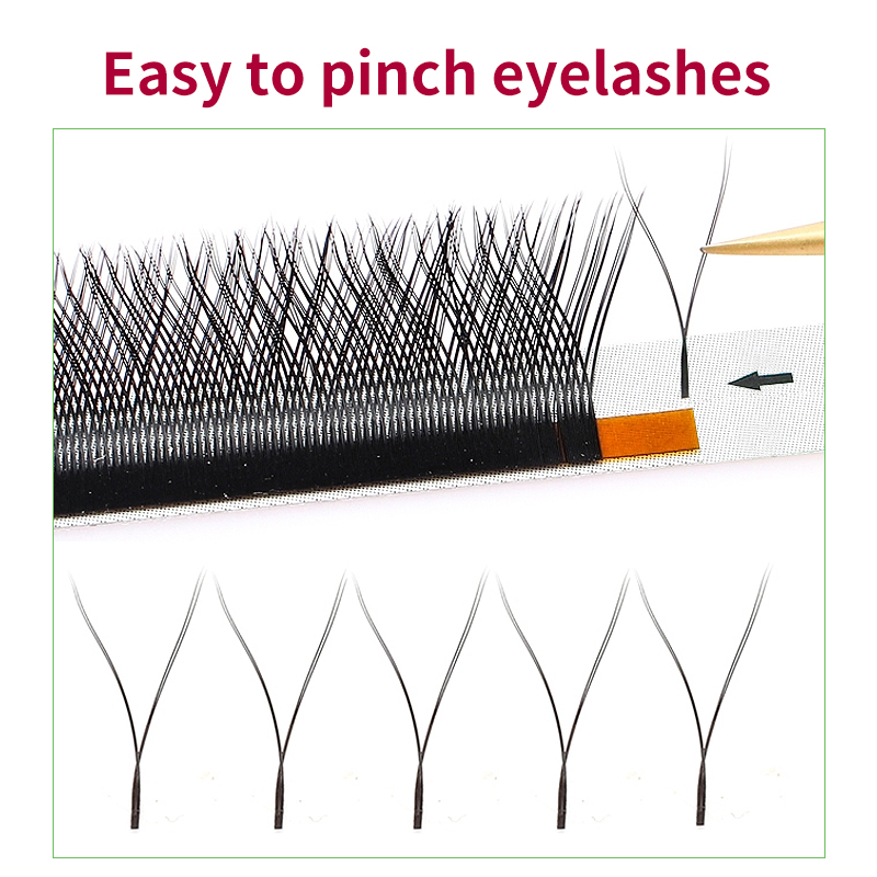 MARIA Y Hình Lông Mi Cụm Làm Đ - đánh giá và giá Eyelash Extension Y Shape