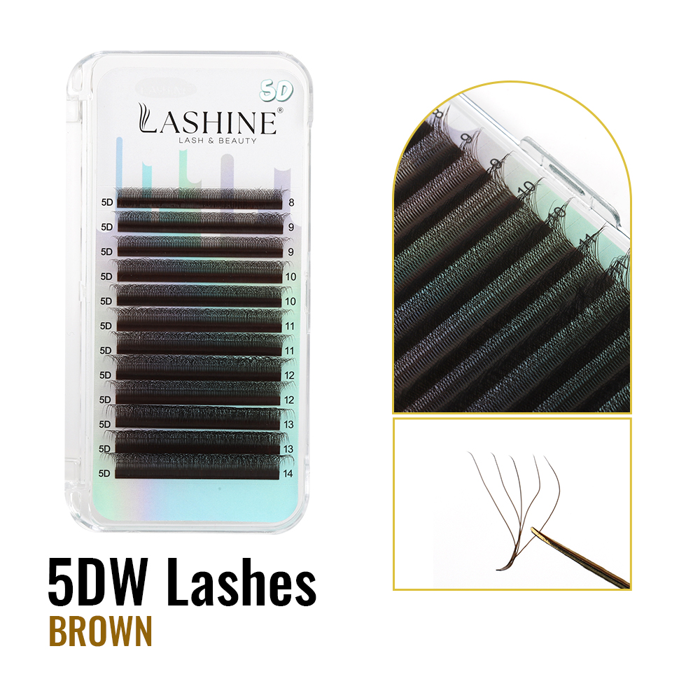 LASHINE Brown YY/3D/4D/5D W Sh - đánh giá và giá Eyelash Extension Yelix