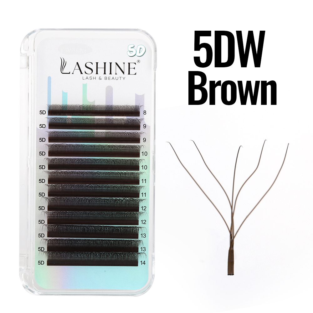 LASHINE Brown YY/3D/4D/5D W Sh - đánh giá và giá Eyelash Extension Yelix