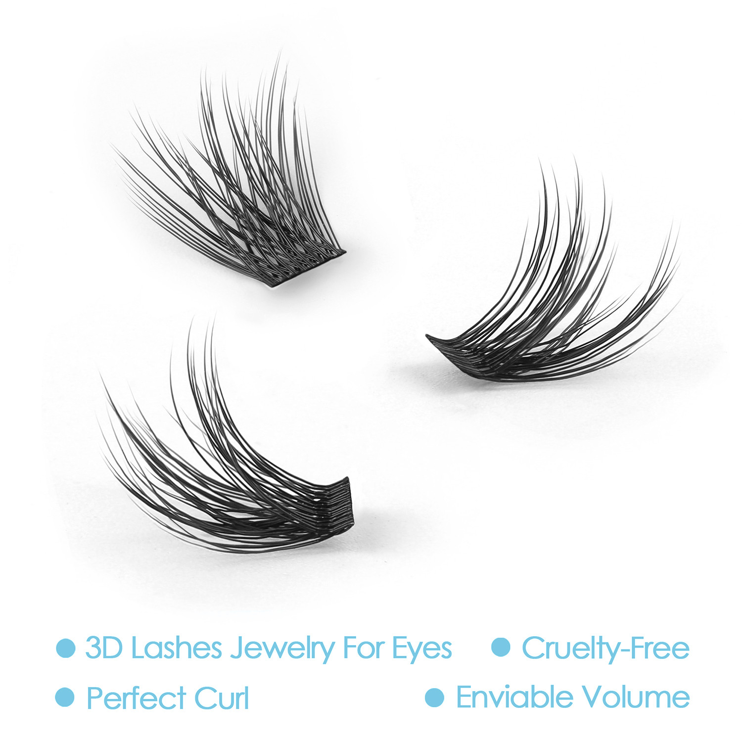 New Segmented Cluster Eyelash  - đánh giá và giá Eyelash Extension Doll Eye
