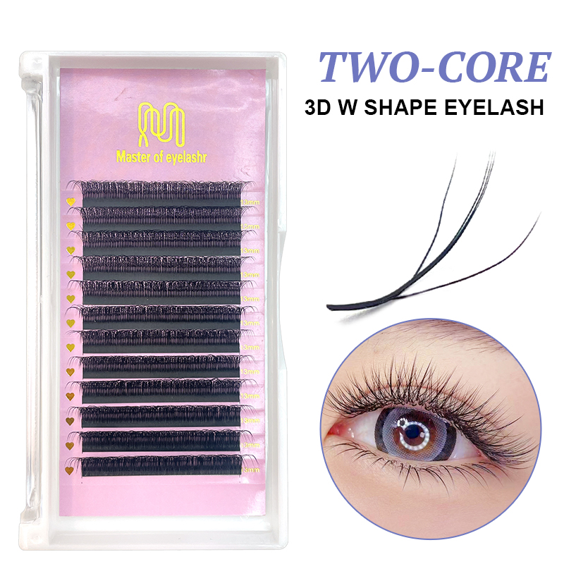 New Fairy 3D Thick W Shape Eas - đánh giá và giá Eyelash Extension Y Shape