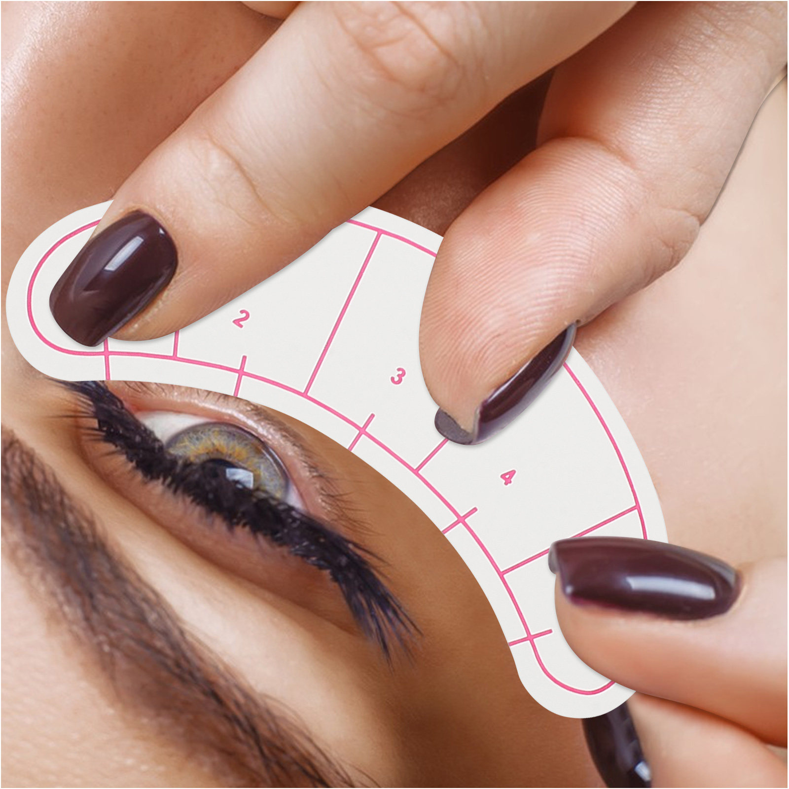 10Sheets Eyelash Pad Isolation - đánh giá và giá Lash Mapping Sticker