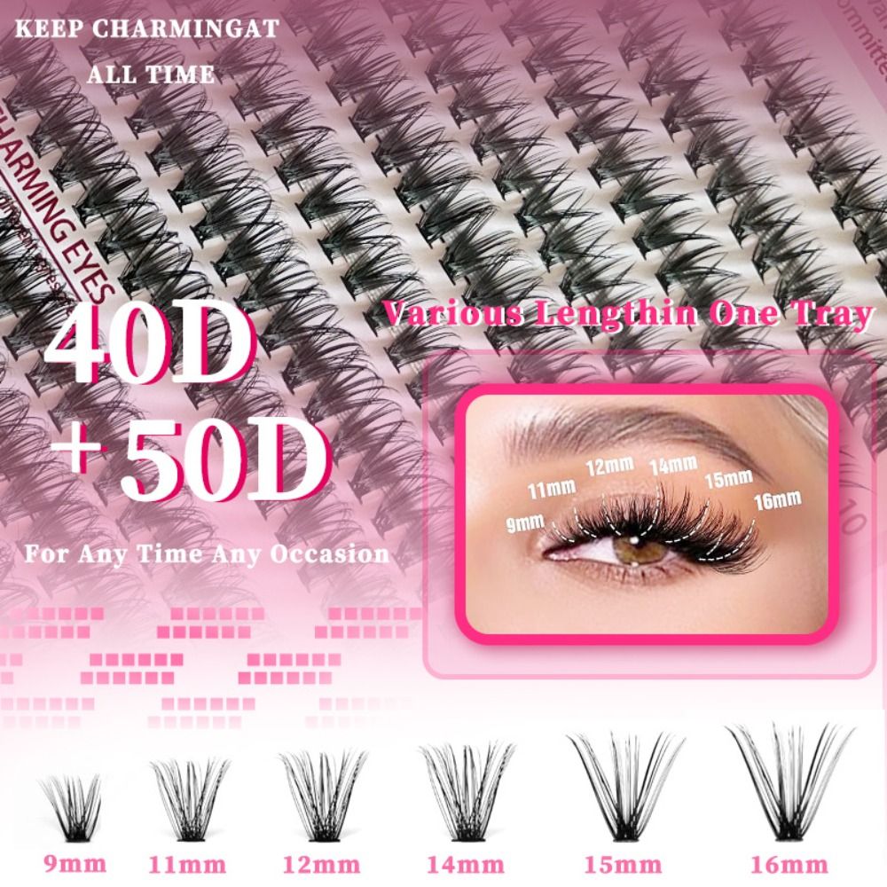 9-16mm Length False Eyelashes  - đánh giá và giá Faux Mink Lash