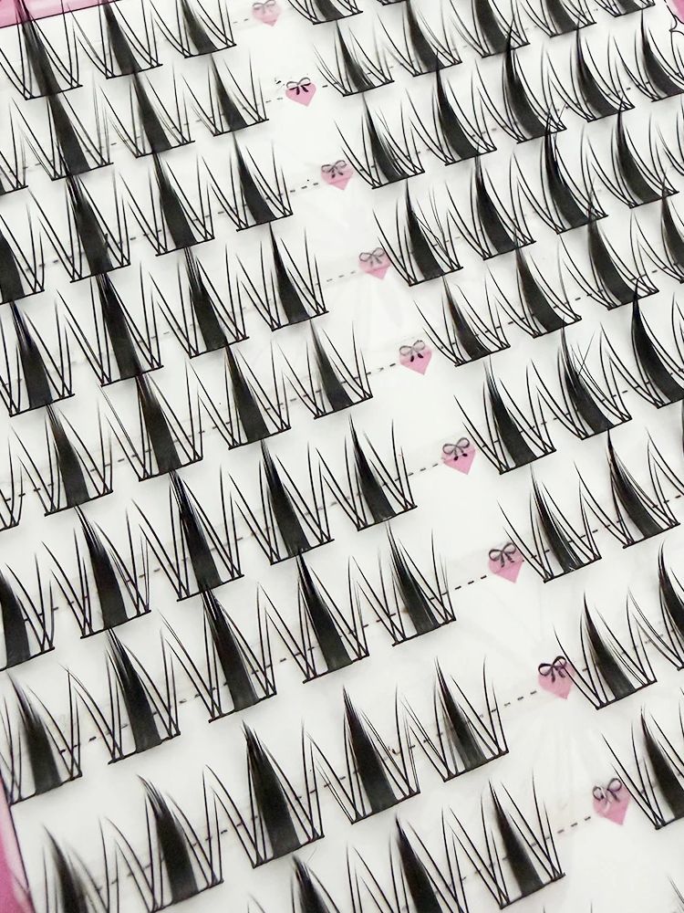 DIY Self-Adhesive Cluster Lash - đánh giá và giá Eyelash Extension Human Hair
